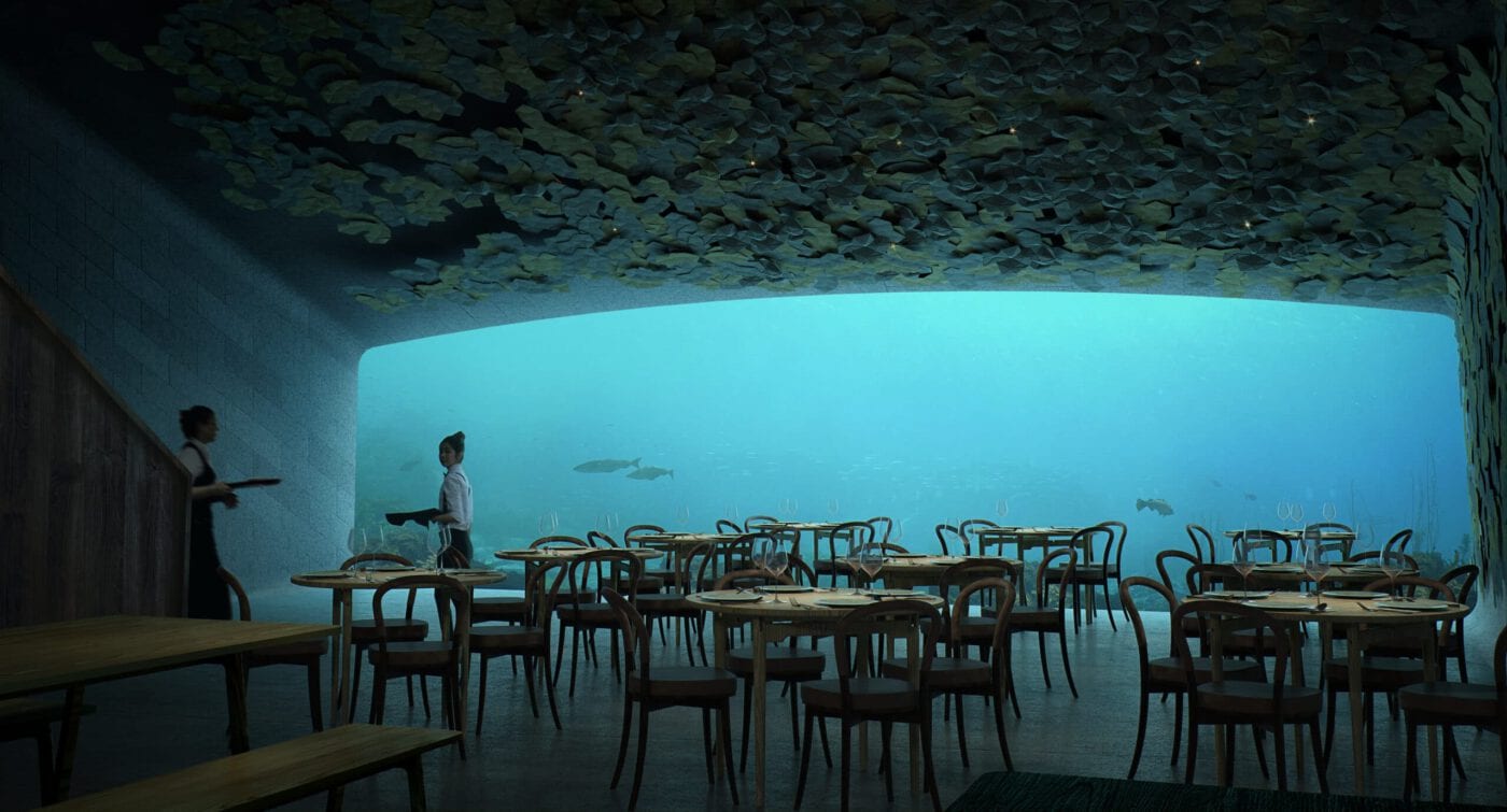 Under: Europas einziges Unterwasserrestaurant